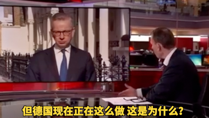 英国大臣暗示检测数量低是因为中国“报告迟缓” ,主持人反问:为何德国检测了那么多?